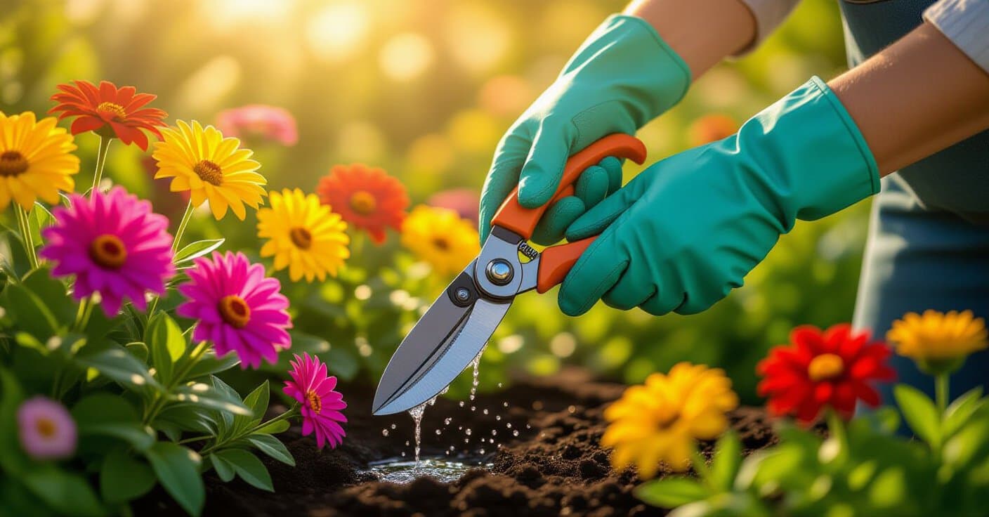 3分ツール消毒: 一年草を守る毎日の滅菌習慣