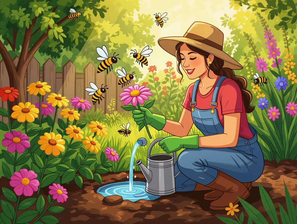 アブラムシ知らずのペチュニアを実現する捕食性ハチを誘引する12の花