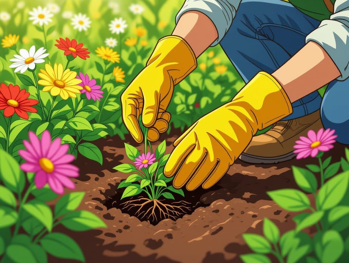 週単位プラン：一年草のローテーションで途切れないカラーの波を実現