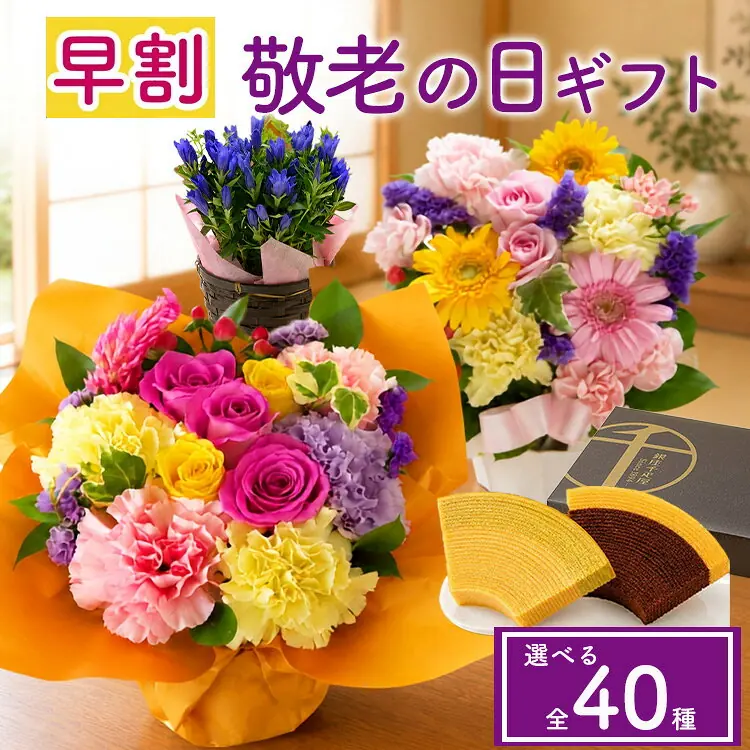 選べる40種 季節の花ギフト