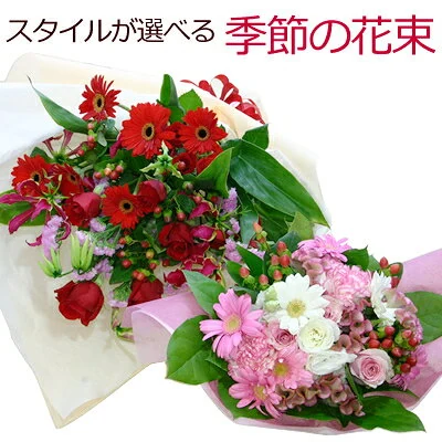 季節の花束 Mサイズ（ワンサイド／ラウンド）
